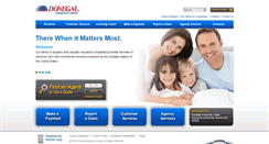 Desktop Screenshot of donegalgroup.com